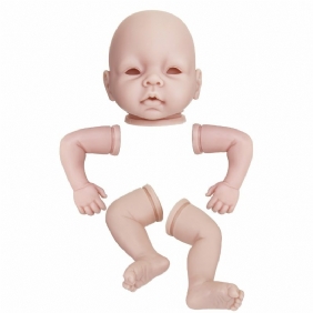 Silikonivinyyli Tee-se-itse Reborn Baby Doll -tarvikkeita Elämänmukaiset Taaperolahjat Ilman Vartaloa