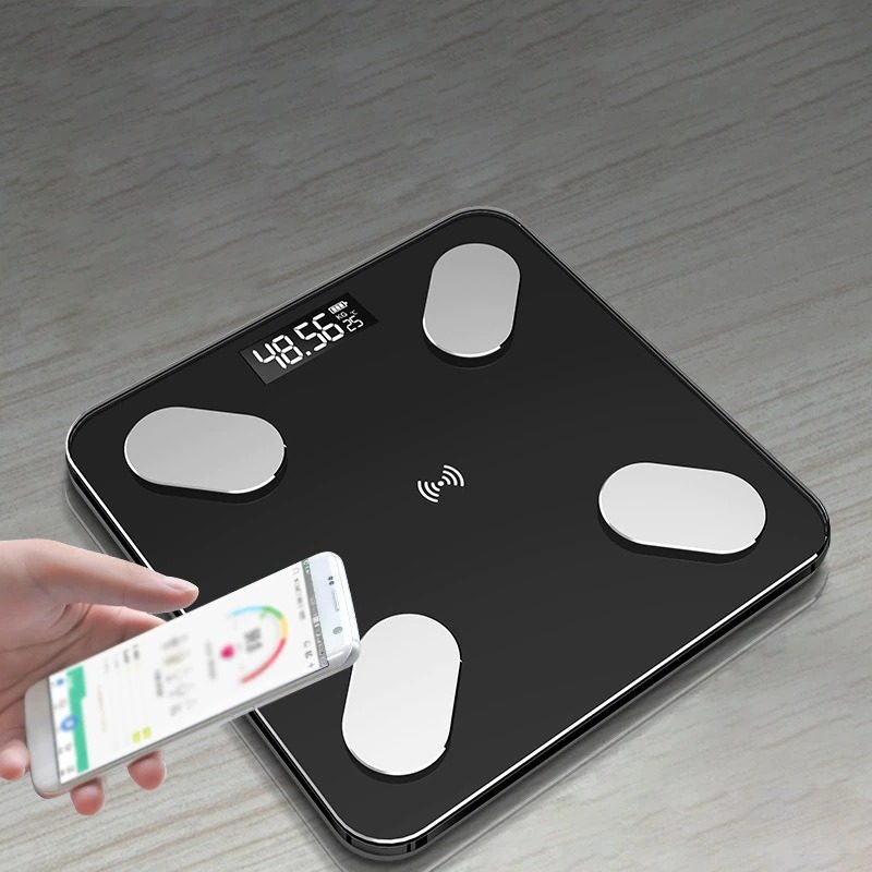 Scale Bmi Smart Elektroninen Bluetooth-kehon Rasvavaaka