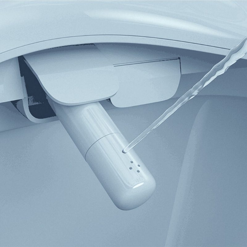 Xiaomi Whale Spout Washing Intelligent Temperature App -älykäs Wc-peiteistuin Led-yövalolla